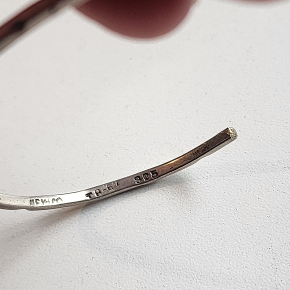 🦭HOLD🦭 Sterling Silver Textured Cuff Bracelet - Picture 2 of 3